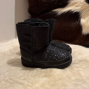 UGG Sparkling Black Baby Booties